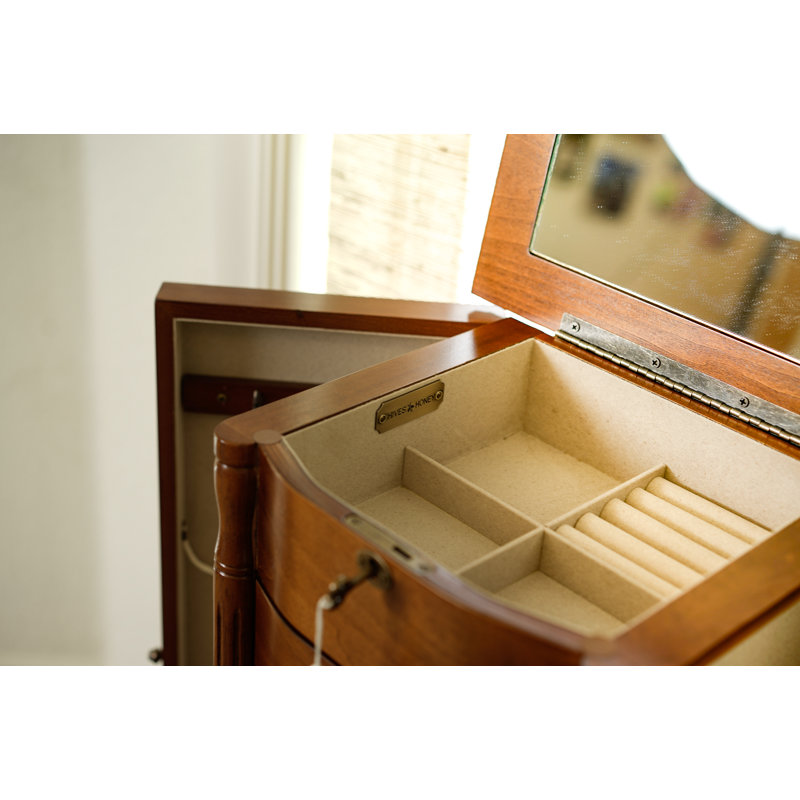 Astoria Grand Kennell Jewelry Armoire Reviews Wayfair